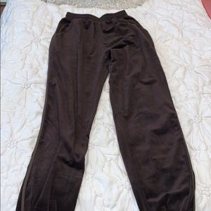 Velvet joggers
